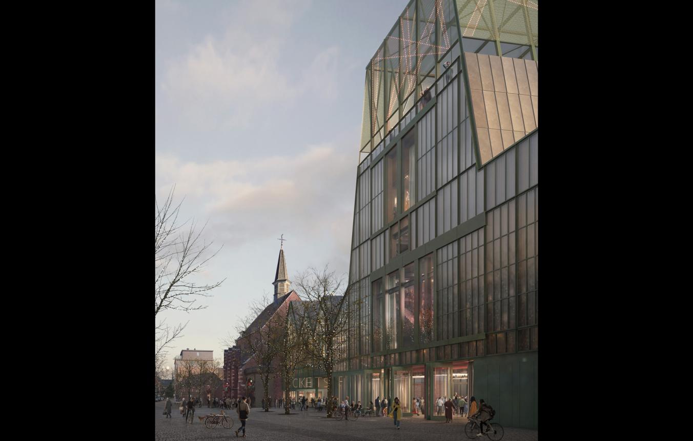 Straatbeeld masterplan Podiumkunstensite Leuven door Sergison Bates architects