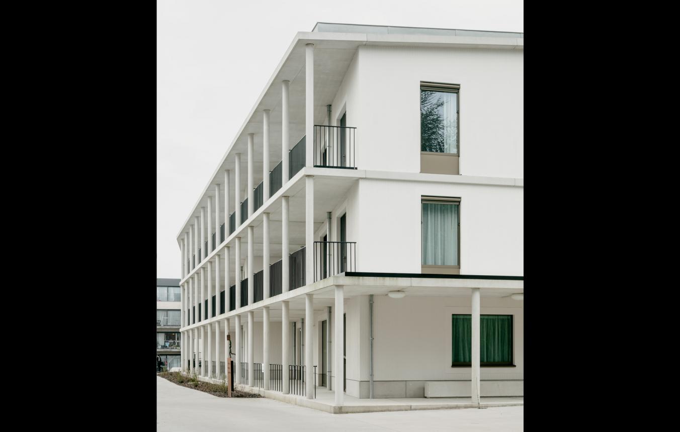 Project Pergola van het woonzorgcentrum De Korenbloem in Kortrijk