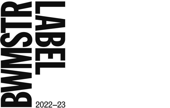 Indienen kandidaturen voor het BWMSTR Label. Logo voor de editie 2022-2023