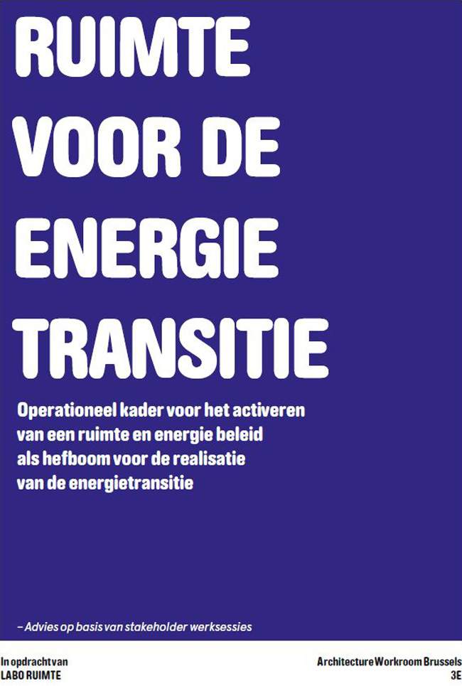 cover studie 'Ruimte voor Energietransitie'